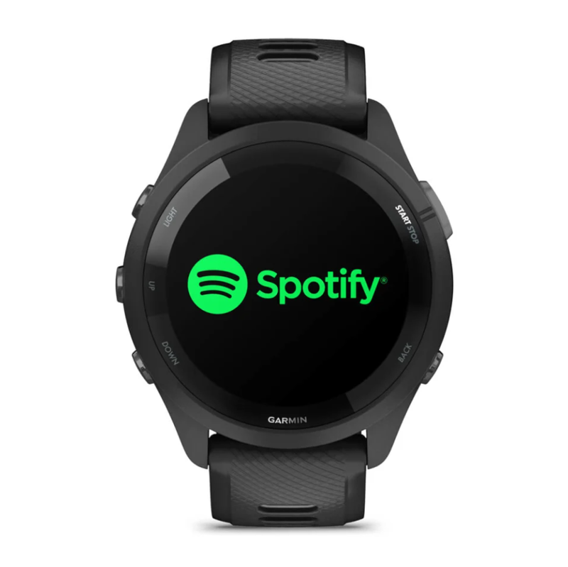 Garmin Forerunner 265 Black Bezel and Case with Black/Powder Grey Silicone Band-4